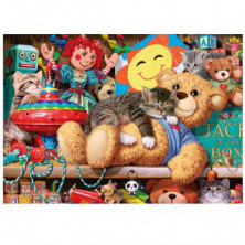 imagen 1 de puzzle durmiendo con ted 250 piezas gibsons