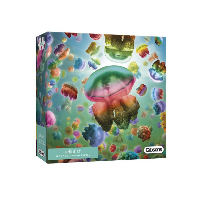 Imagen puzle medusas 1000 piezas Imagen puzle medusas 1000 piezas
