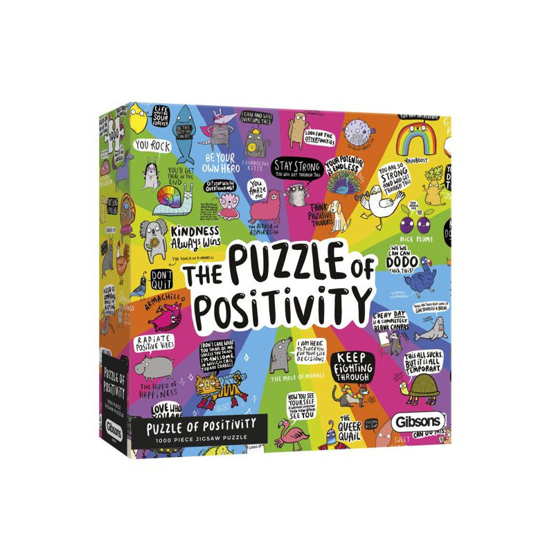 Imagen puzle of positivity 1000 piezas Imagen puzle of positivity 1000 piezas
