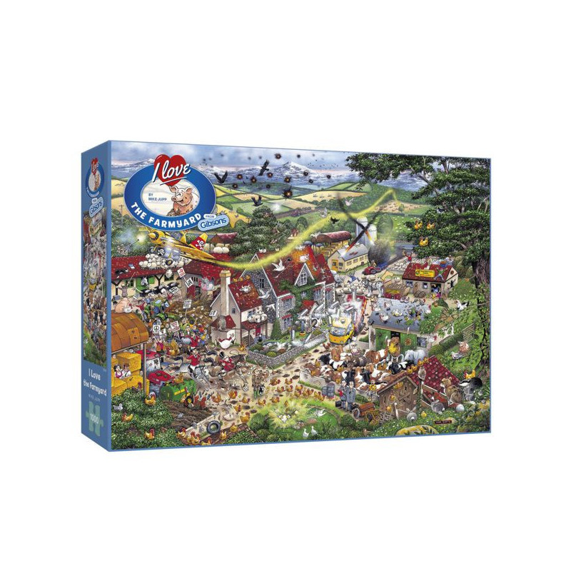 Imagen puzle i love la granja 1000 piezas Imagen puzle i love la granja 1000 piezas