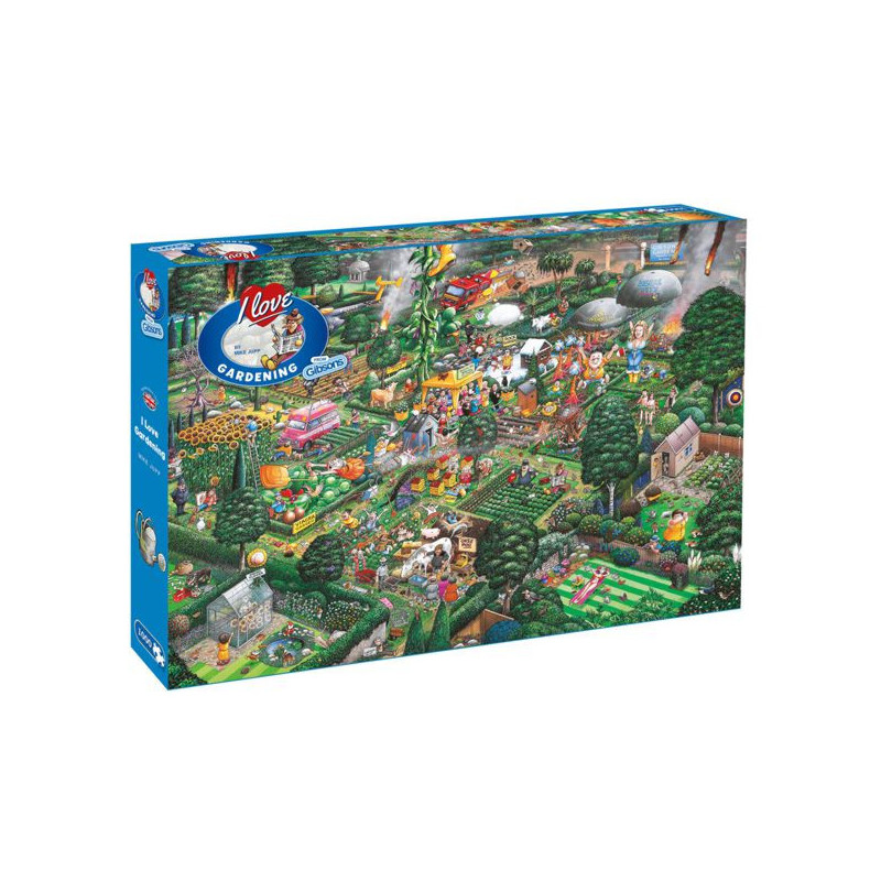 Imagen puzle i love los jardines 1000 piezas Imagen puzle i love los jardines 1000 piezas