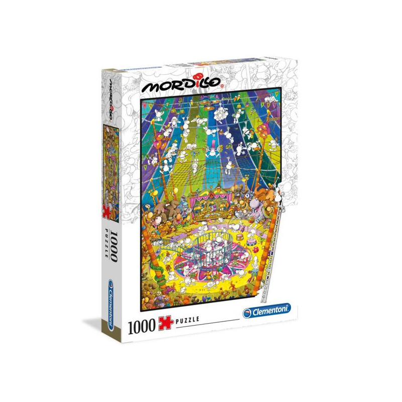 Imagen puzle clementoni mordillo the show 1000 piezas Imagen puzle clementoni mordillo the show 1000 piezas