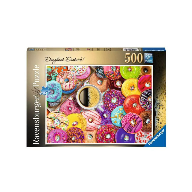 Imagen puzle donas de colores 500 piezas Imagen puzle donas de colores 500 piezas