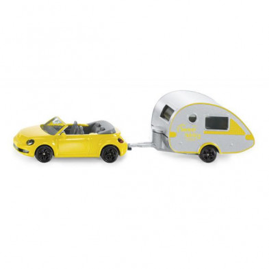 Imagen coche con caravana 16.4x3.6x4.1cm