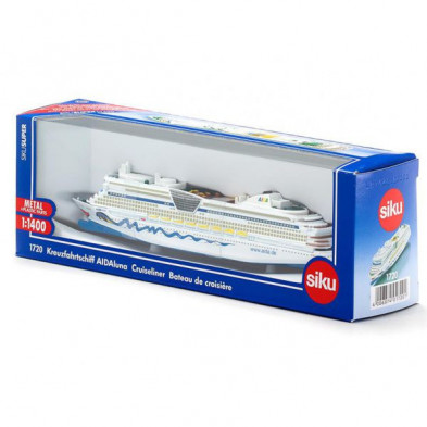 imagen 2 de barco en miniatura aida cruiseliner 18.1x2.7x4cm