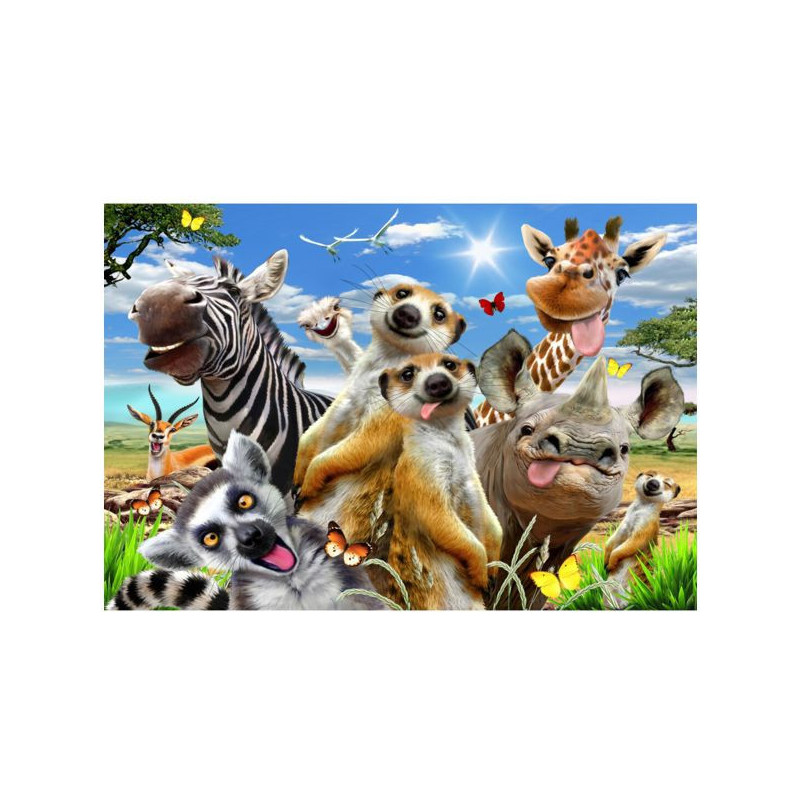 Imagen puzzle de madera welcome to africa -l- Imagen puzzle de madera welcome to africa -l-