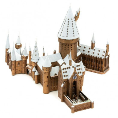 imagen 1 de hogwarts con nieve harry potter metalearth