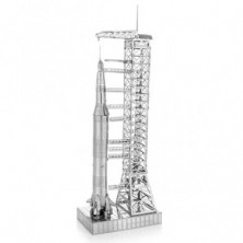 imagen 1 de apollo saturn v with gantry metalearth 3d