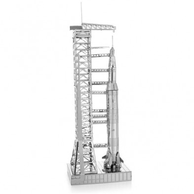 imagen 4 de apollo saturn v with gantry metalearth 3d