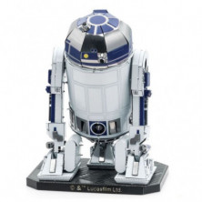 imagen 2 de r2-d2 star wars metalearth 3d puzzle de metal