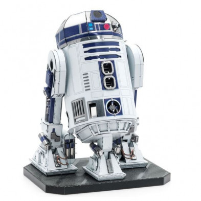 imagen 4 de r2-d2 star wars metalearth 3d puzzle de metal