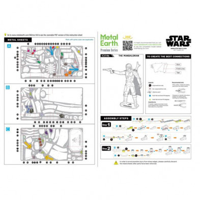 imagen 5 de the mandalorian star wars metalearth 3d puzzle