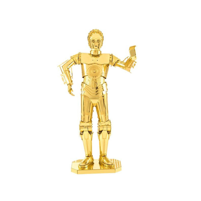 Imagen réplica c3po star wars metalearth puzzle 3d metal