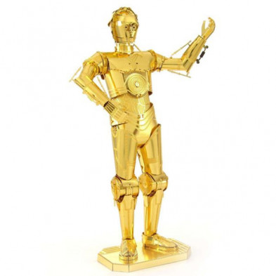 imagen 4 de réplica c3po star wars metalearth puzzle 3d metal