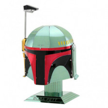 Imagen boba fett helmet star wars metalearth puzzle 3d