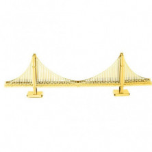 imagen 3 de maqueta puente golden gate metaleart versión oro