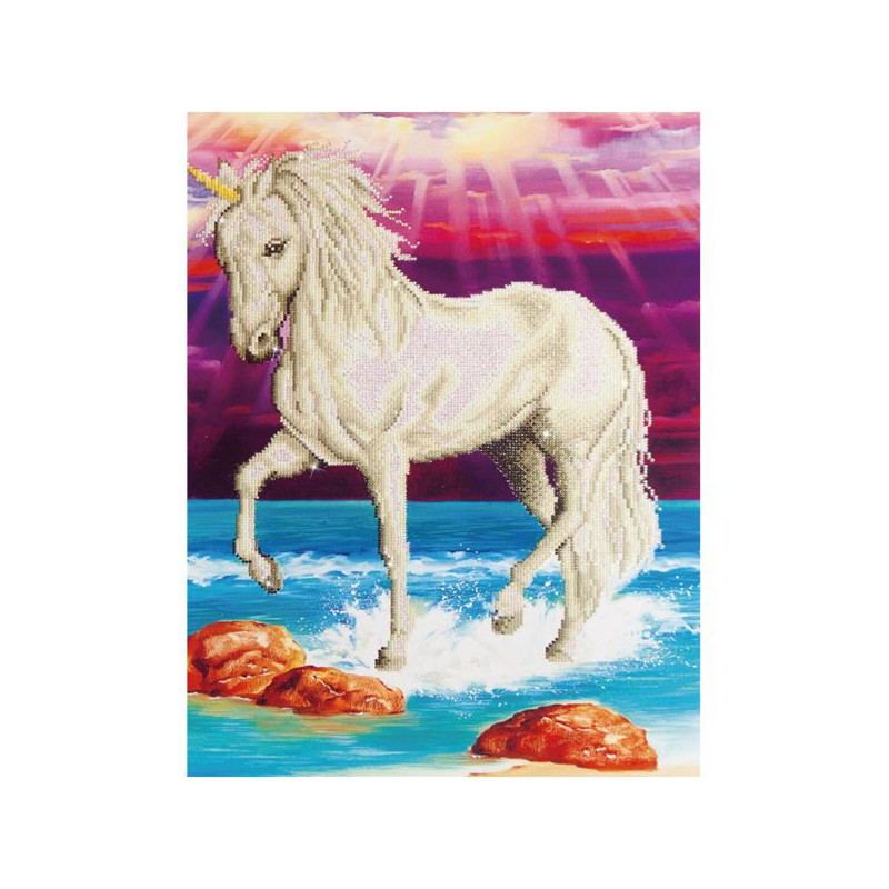 Imagen cuadro magical unicorn - pintura con diamantes