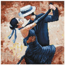 Imagen cuadro tango passion - pintura con diamantes