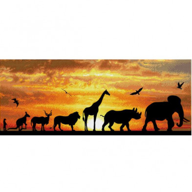 Imagen cuadro african sky - pintura con dia