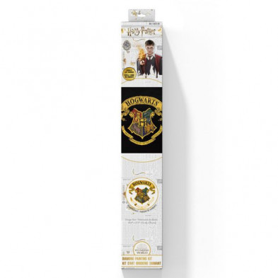 imagen 1 de cuadro  hogwarts crest  - pintura con diamantes