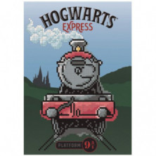 Imagen cuadro hogwarts express harry potter - pintura con