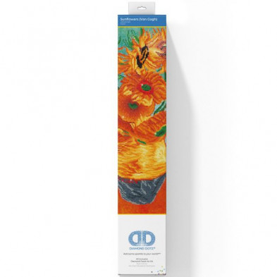 imagen 1 de cuadro los girasoles (van gogh) pintura con diaman