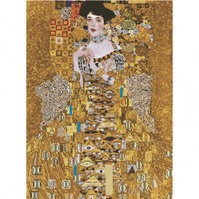 Imagen cuadro woman in gold  pintura con diamantes