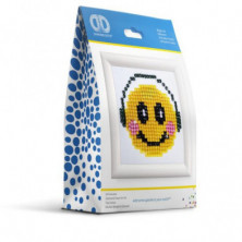 imagen 1 de cuadro smiling groove con marco - pintura con diam