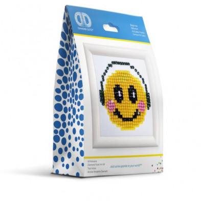 imagen 1 de cuadro smiling groove con marco - pintura con diam