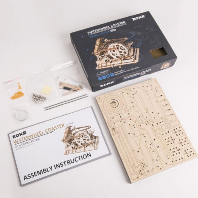 imagen 1 de puzzle de madera  waterwheel coaster