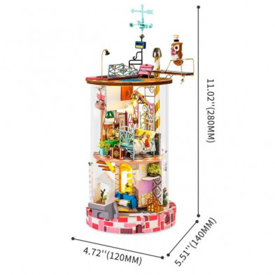 imagen 2 de casa en miniatura blommy house escala 1:24