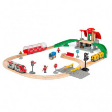 Imagen set con estación central brio (33989)