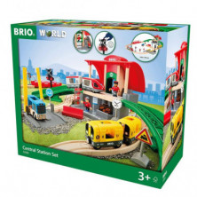 imagen 1 de set con estación central brio (33989)