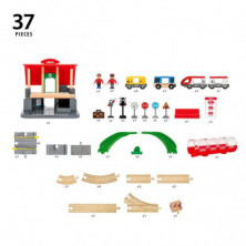 imagen 3 de set con estación central brio (33989)