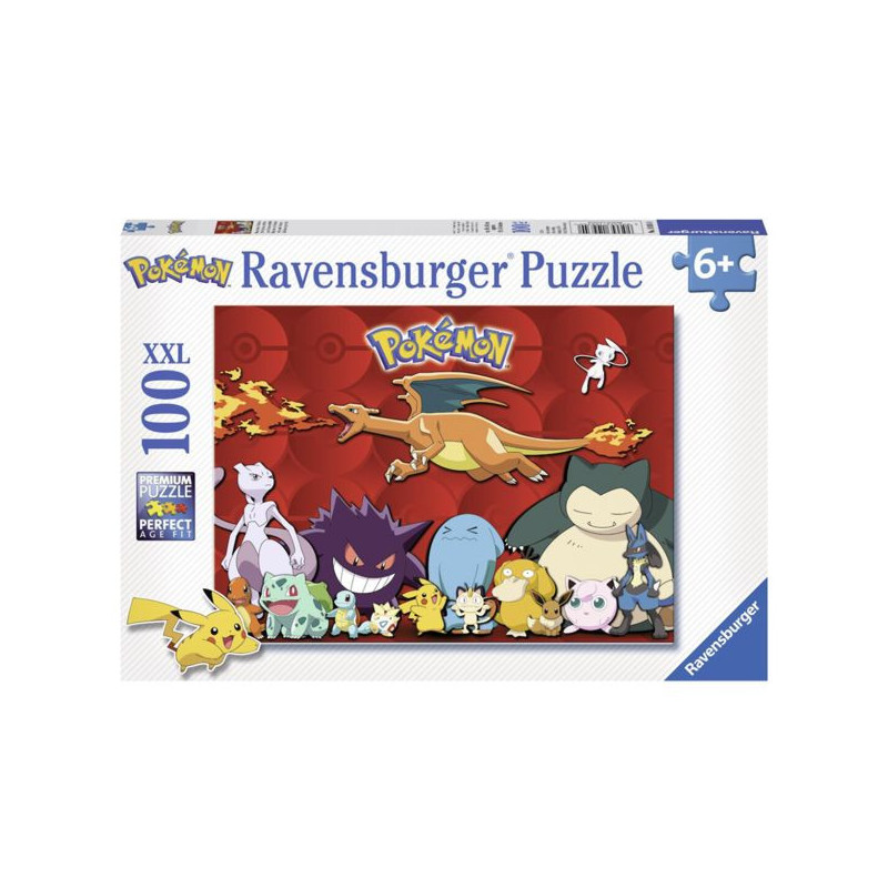 Imagen puzle pokémon xxl 100 piezas ravensburger Imagen puzle pokémon xxl 100 piezas ravensburger