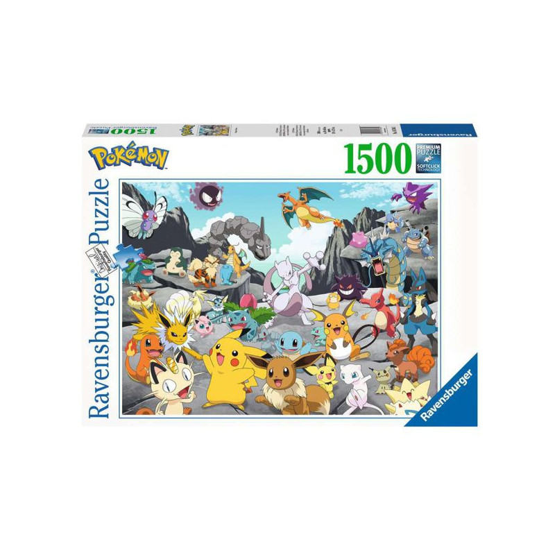 Imagen puzle pokémon 1500 piezas ravensburger