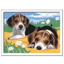 imagen 1 de creart cachorros jack russell serie d ravensburger