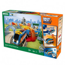 imagen 1 de set ferroviario con túneles de acción s tech brio