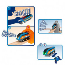 imagen 2 de set ferroviario con túneles de acción s tech brio