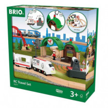 imagen 1 de set de ferrocarril travel set rc brio (33277)