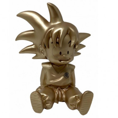 Imagen hucha son goku dorado dragon ball 15cm