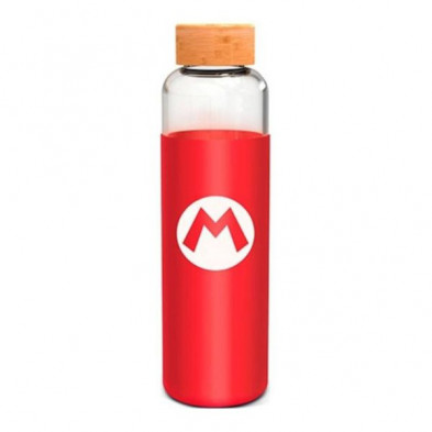 imagen 1 de botella vidrio bambu super mario 585ml