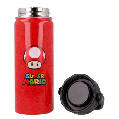 imagen 2 de botella acero inoxidable termo con asa 530ml mario