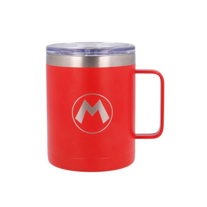 Imagen taza acero inoxidable termo 380ml super mario