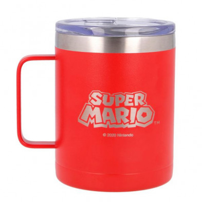 imagen 1 de taza acero inoxidable termo 380ml super mario