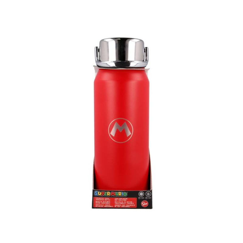 Imagen botella acero inoxidable termo 505ml super mario Imagen botella acero inoxidable termo 505ml super mario