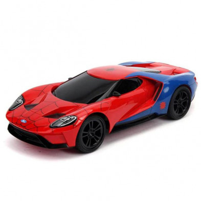 Imagen coche radio control spiderman ford gt 2017 1:16