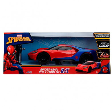 imagen 4 de coche radio control spiderman ford gt 2017 1:16