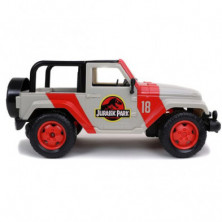 imagen 4 de coche radio control jurassic park jeep 1:16