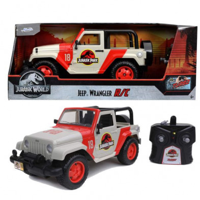 imagen 5 de coche radio control jurassic park jeep 1:16